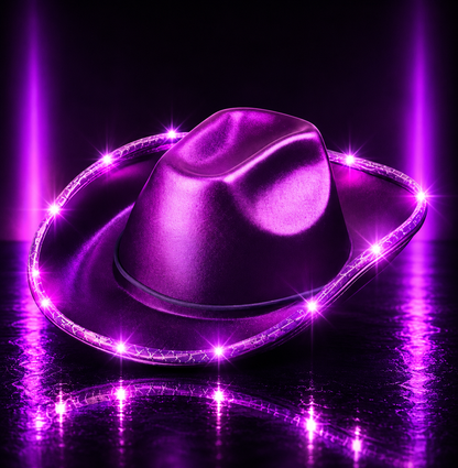 DiscoHats™ — Light-Up LED Cowboy Hat 🤠✨